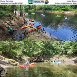 [Florida Campsites to Allen Ramp, Withlacoochee River 2025-06-21, Springs including Madison Blue]