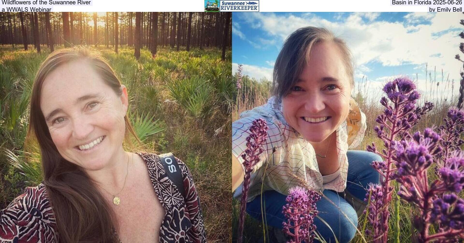 [Wildflowers of the Suwannee River Basin in Florida 2025-06-26, a WWALS Webinar, by Emily Bell]