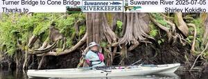 [Turner Bridge to Cone Bridge, Suwannee River 2025-07-05, Thanks to Shirley Kokidko]