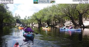 [Turner Bridge to Cone Bridge Paddle, Suwannee River, July 5, 2025]