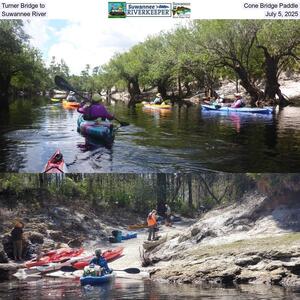 [Turner Bridge to Cone Bridge Paddle, Suwannee River, July 5, 2025]