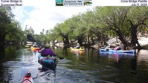 [Turner Bridge to Cone Bridge Paddle, Suwannee River, July 5, 2025]