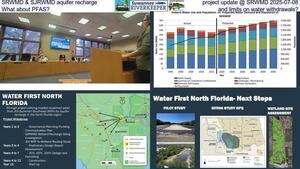 [SRWMD & SJRWMD aquifer recharge project update @ SRWMD 2025-07-08, What about PFAS? and limits on water withdrawals?]
