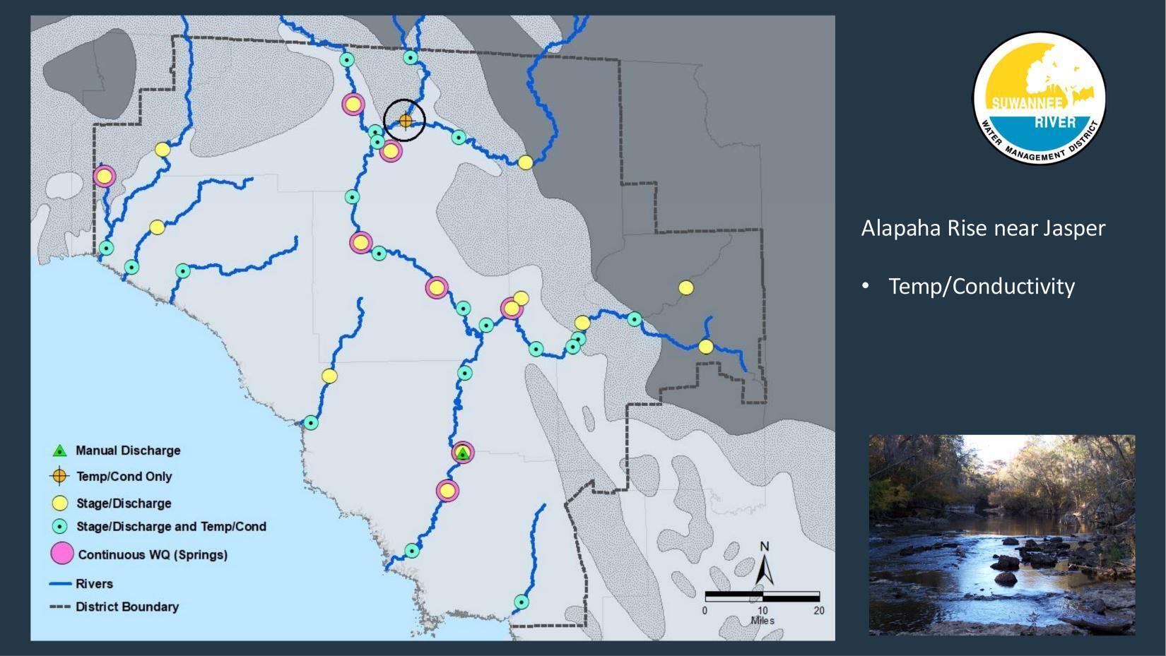 Alapaha Rise near Jasper * Temp/Conductivity