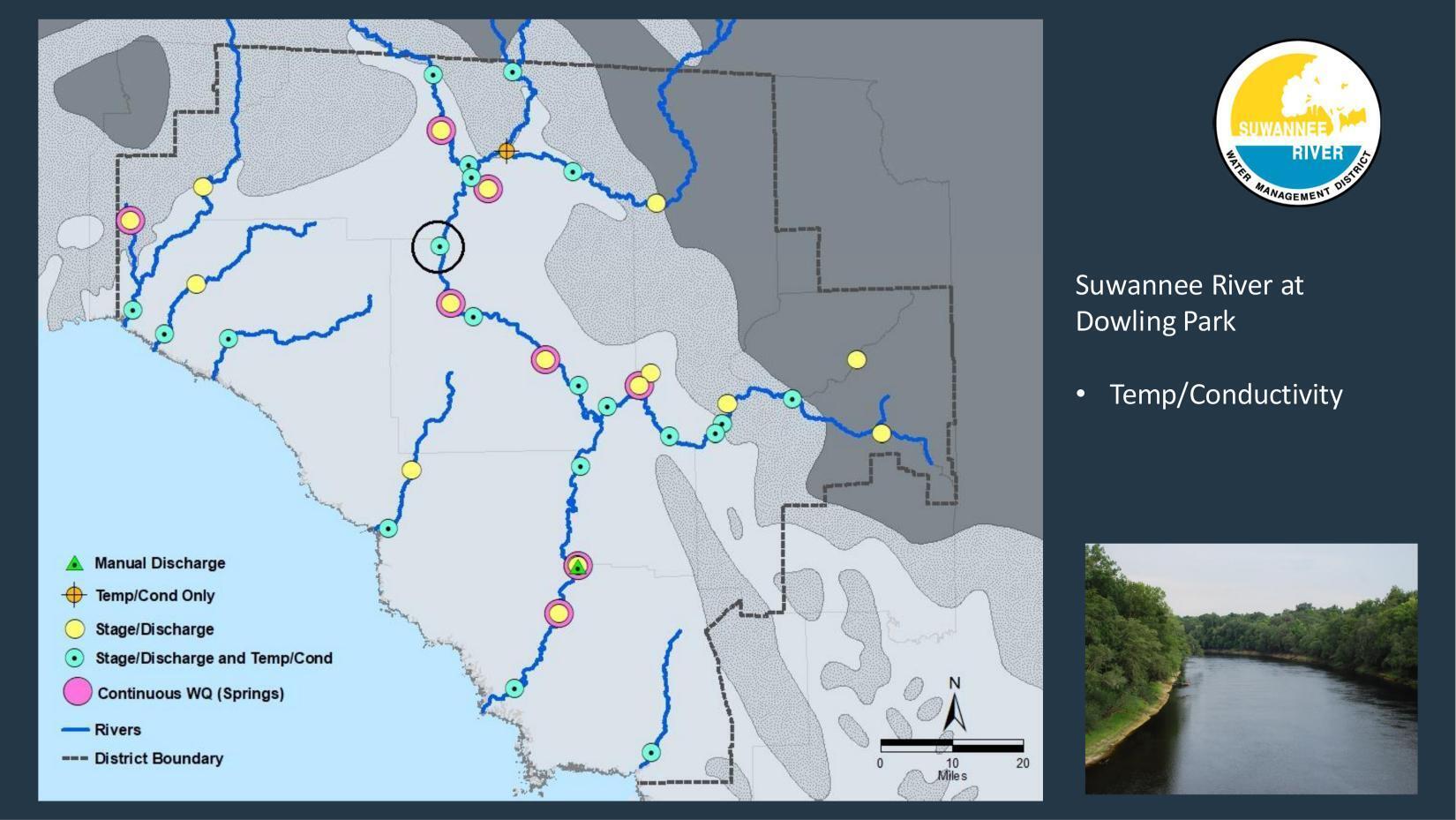 Suwannee River at Dowling Park * Temp/Conductivity