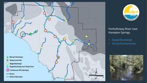 [Stars upstream: what are they? Fenholloway River near Hampton Springs]