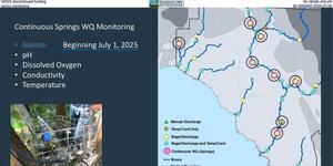 [USGS discontinued funding for nitrate and pH spring monitoring @ SRWMD 2025-07-08]