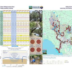 [Clean Withlacoochee River, 2025-07-09, Happy paddling, boating, swimming, and fishing]