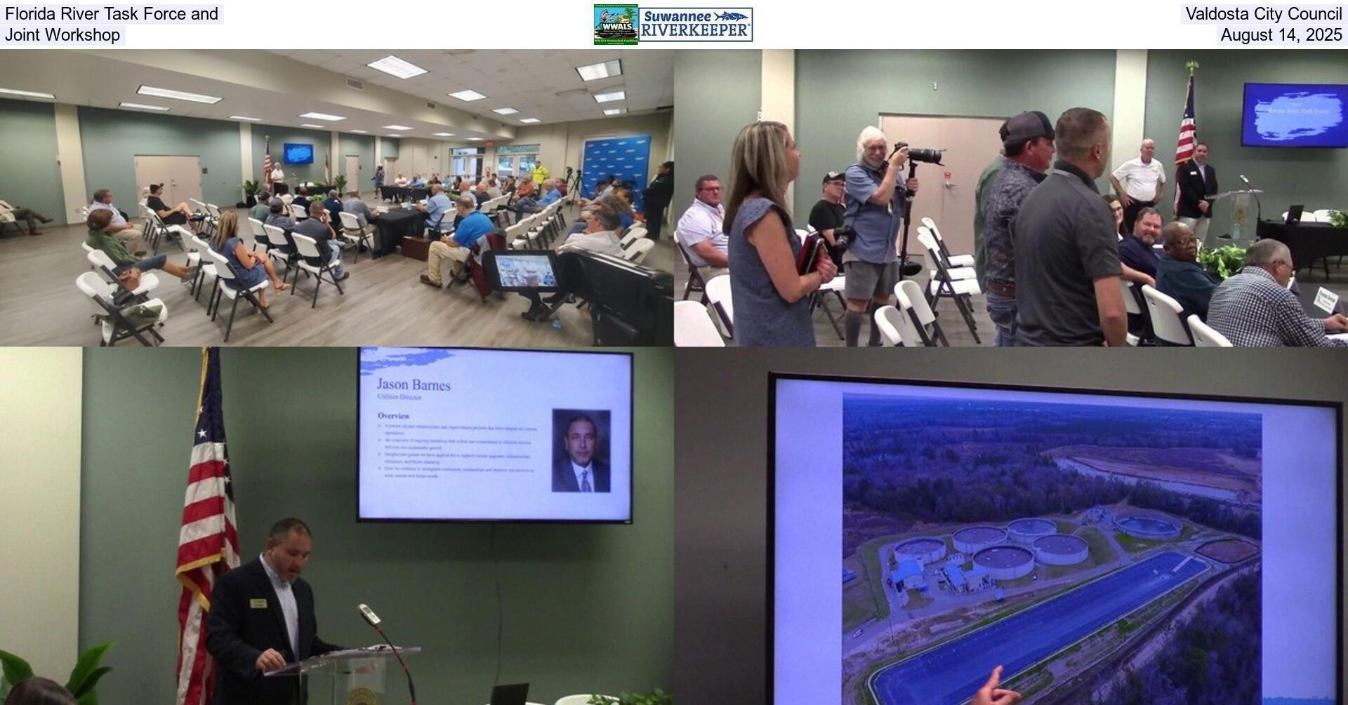 [Florida River Task Force and Valdosta City Council Joint Workshop, August 14, 2025]
