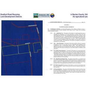 [Bradford Road Rezoning, in Berrien County, GA, Land Development Districts, AU agricultural use]