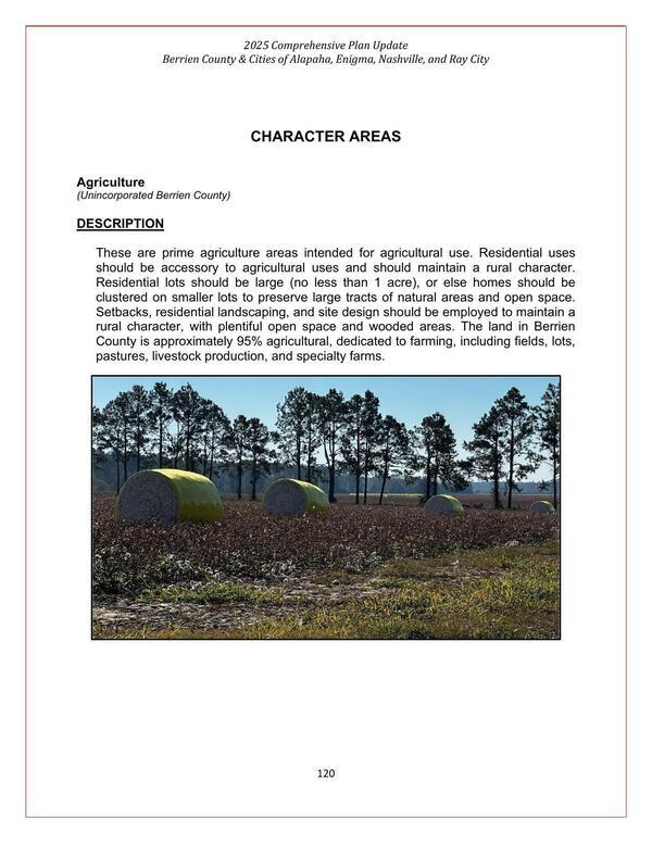 [Agriculture Character Areas]