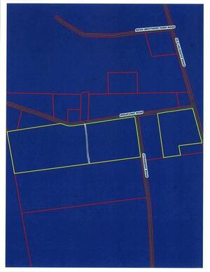 [Map: recently purchased tracts in yellow]