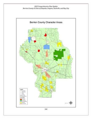[Map: Berrien County Character Areas]