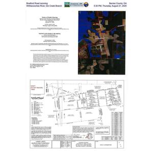 [Bradford Road rezoning, Berrien County, GA, Little River, Gin Creek Branch, 5:30 PM, Thursday, August 21, 2025]