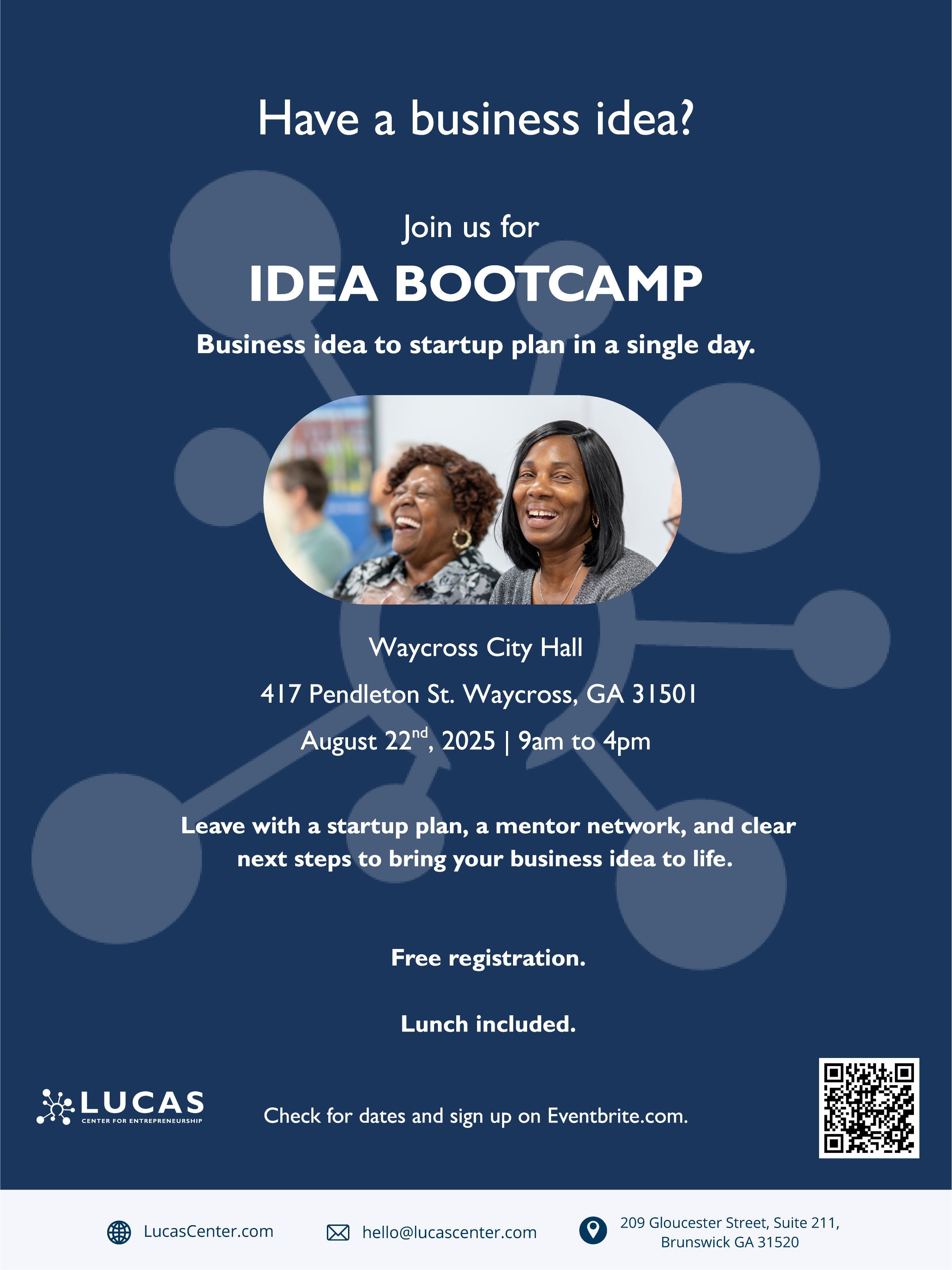 Flyer: Waycross Okefenokee Bootcamp