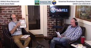 [WWALS River Revue and Suwannee Riverkeeper Songwriting Contest, Scott James Radio, talk921.com 2025-09-04]