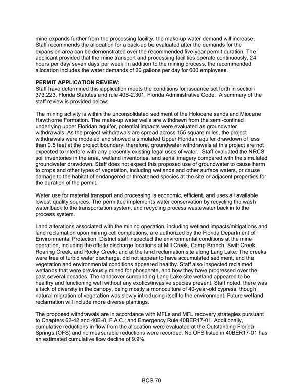 PERMIT APPLICATION REVIEW: