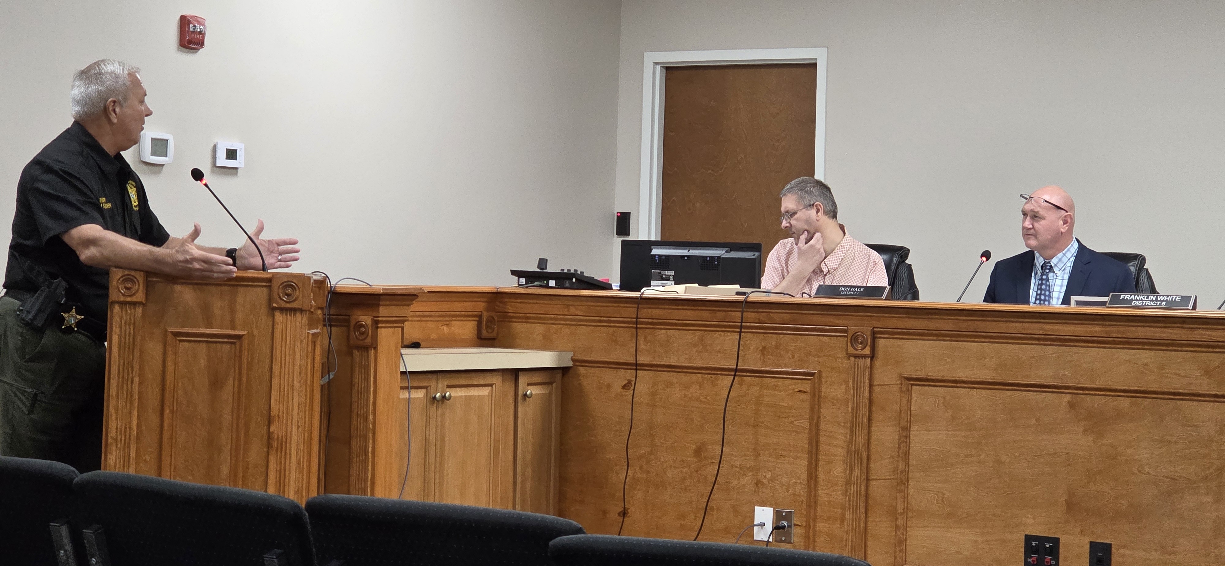 Suwannee County Sheriff Sam St. John, 2025-10-07 by jsq for WWALS