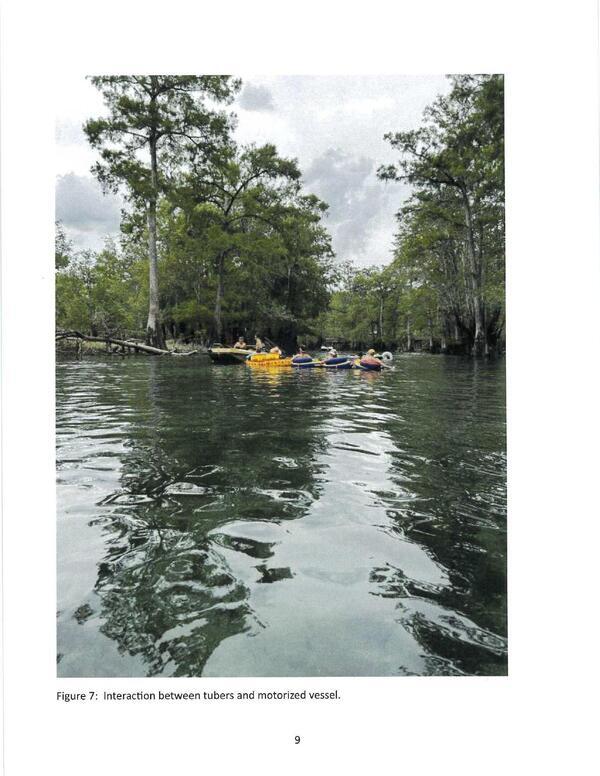 Figure 7: Interaction between tubers and motorized vessel.