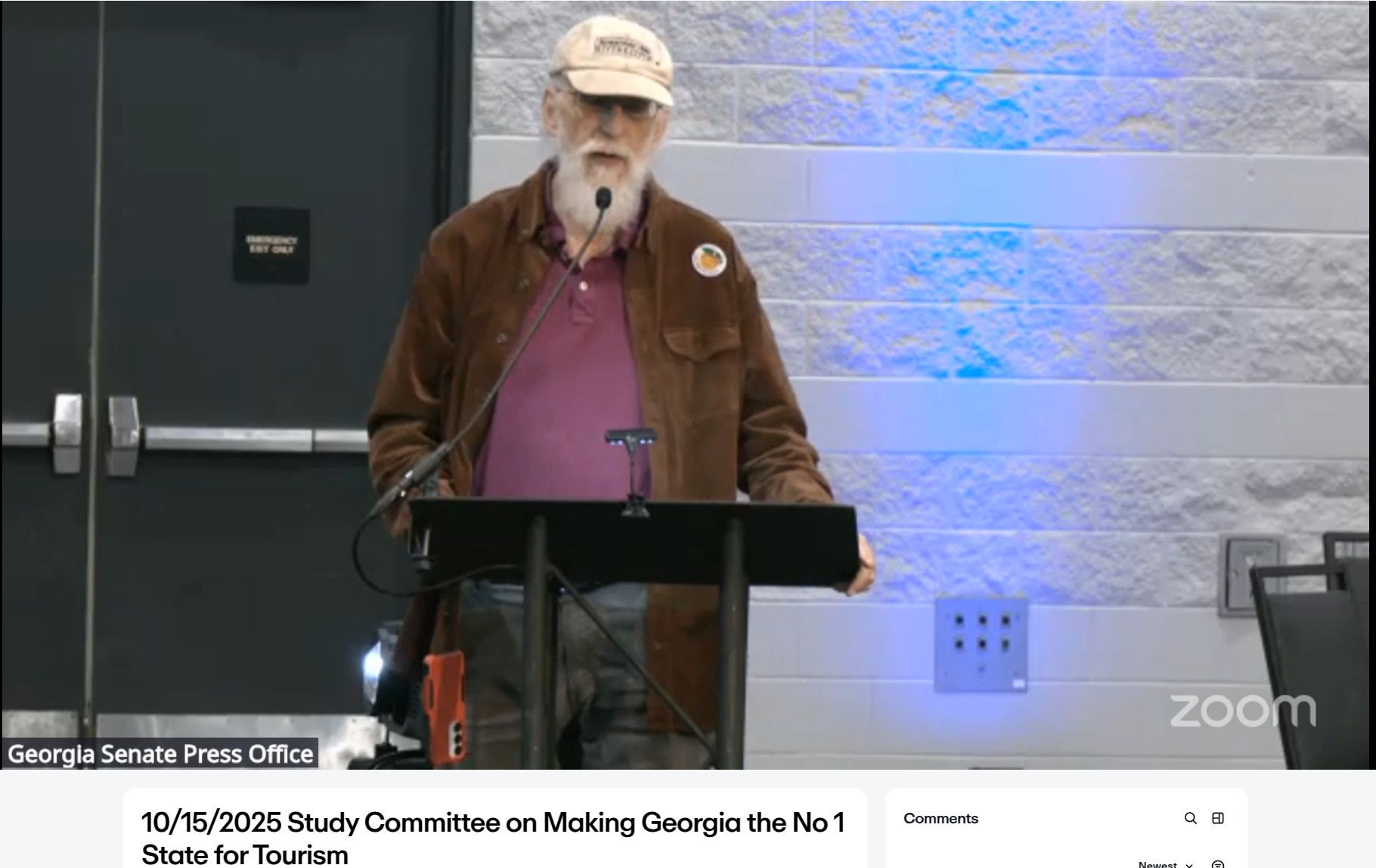 Suwannee Riverkeeper John S. Quarterman 2025-10-15