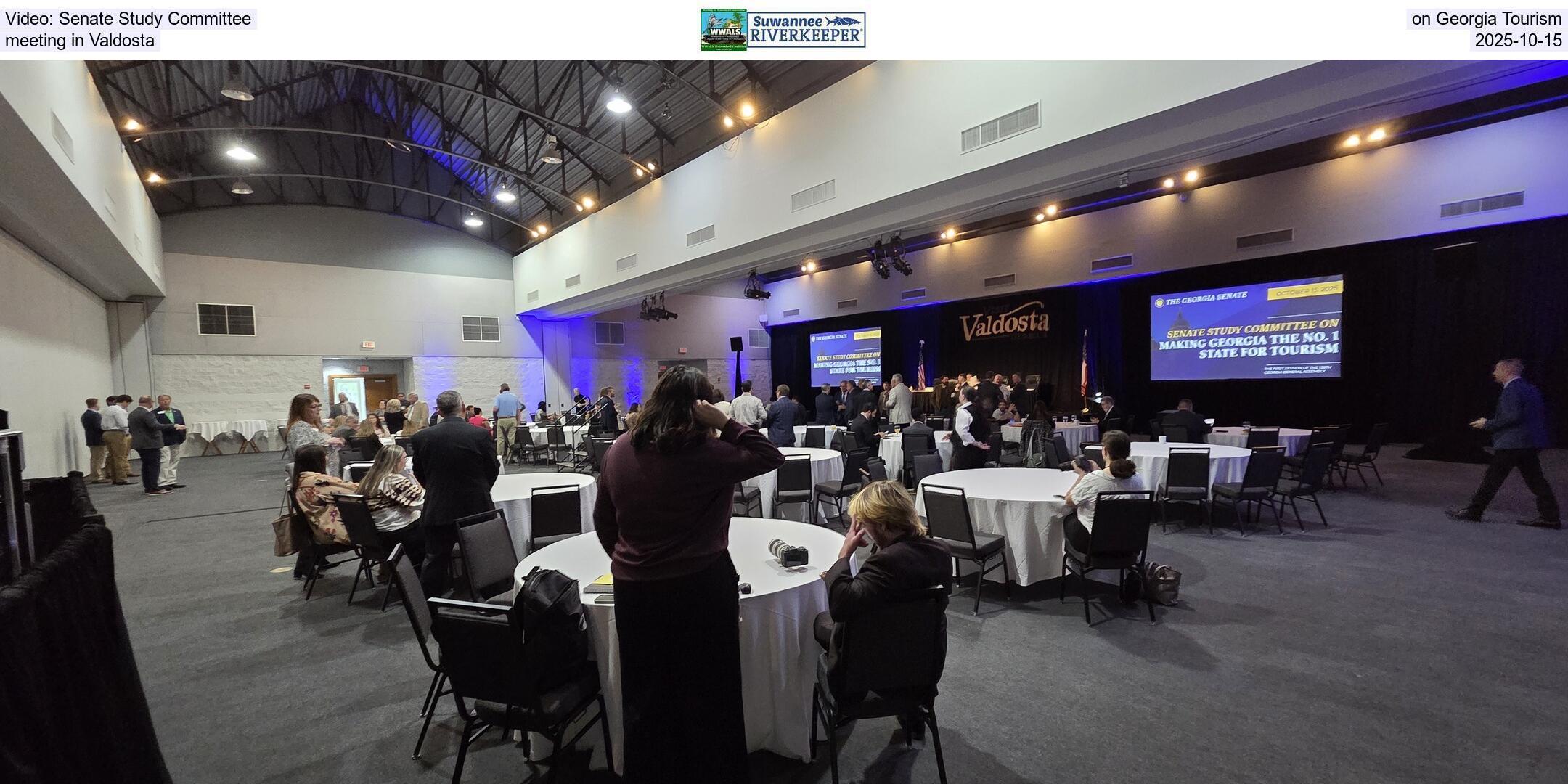 Video: Senate Study Committee on Georgia Tourism, meeting in Valdosta, 2025-10-15
