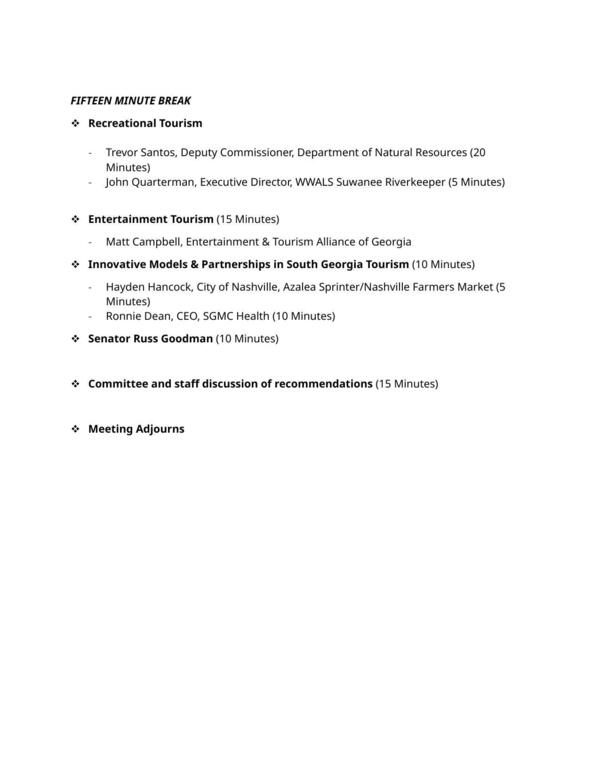 Recreational, Entertainmant, Partnerships