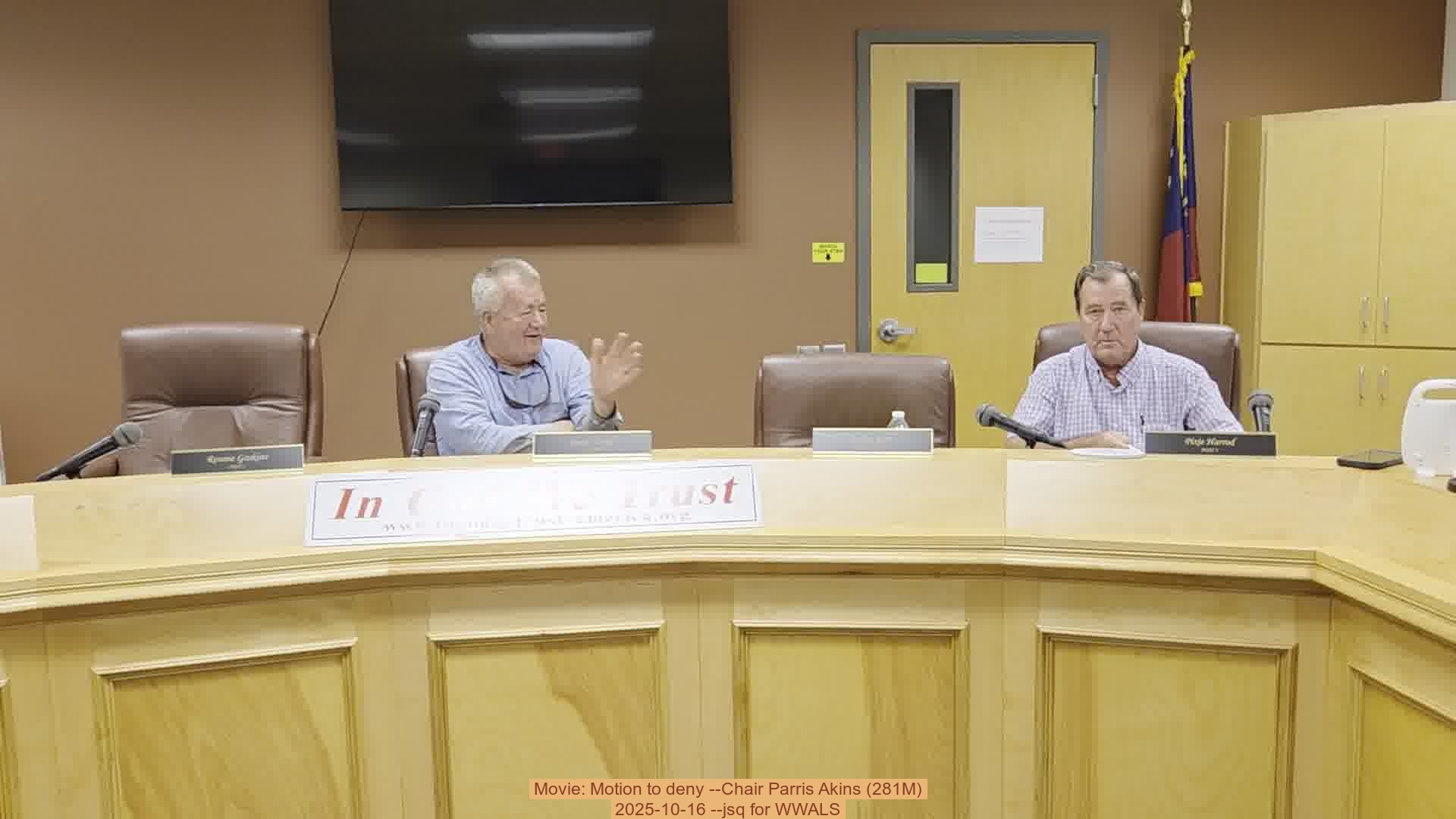 Movie: Motion to deny --Chair Parris Akins (281M), 2025-10-16 --jsq for WWALS