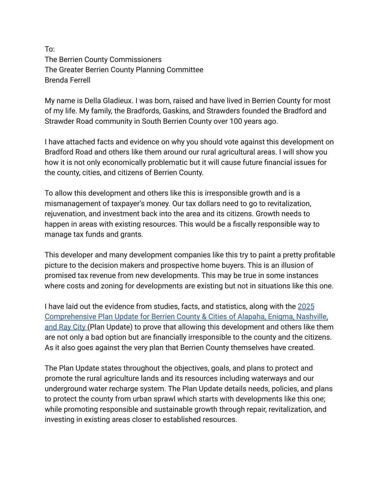 My name is Della Galdieux.