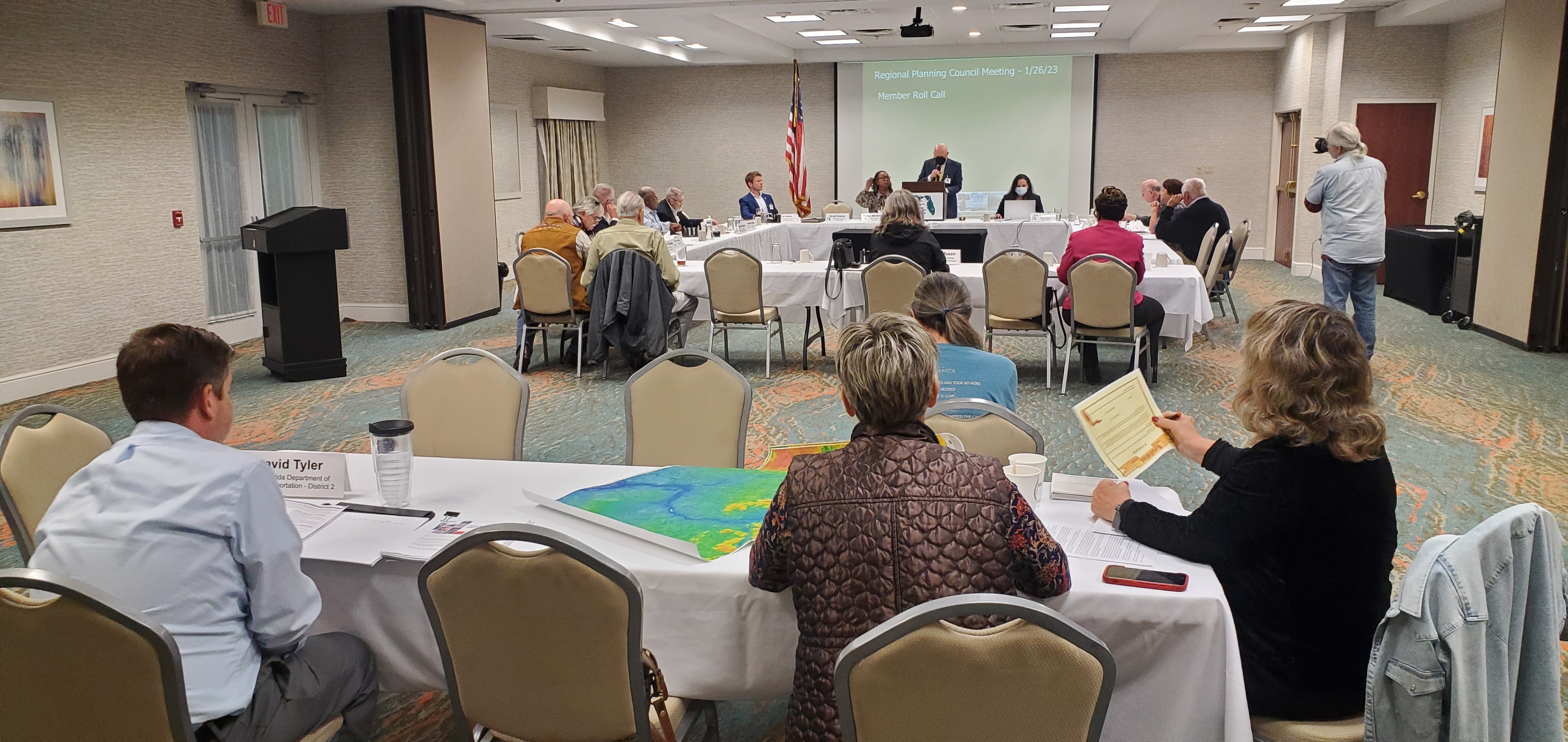 Attendees, E.D. Scott R. Koons presiding @ NCFRPC, 2023-01-26 --jsq for WWALS