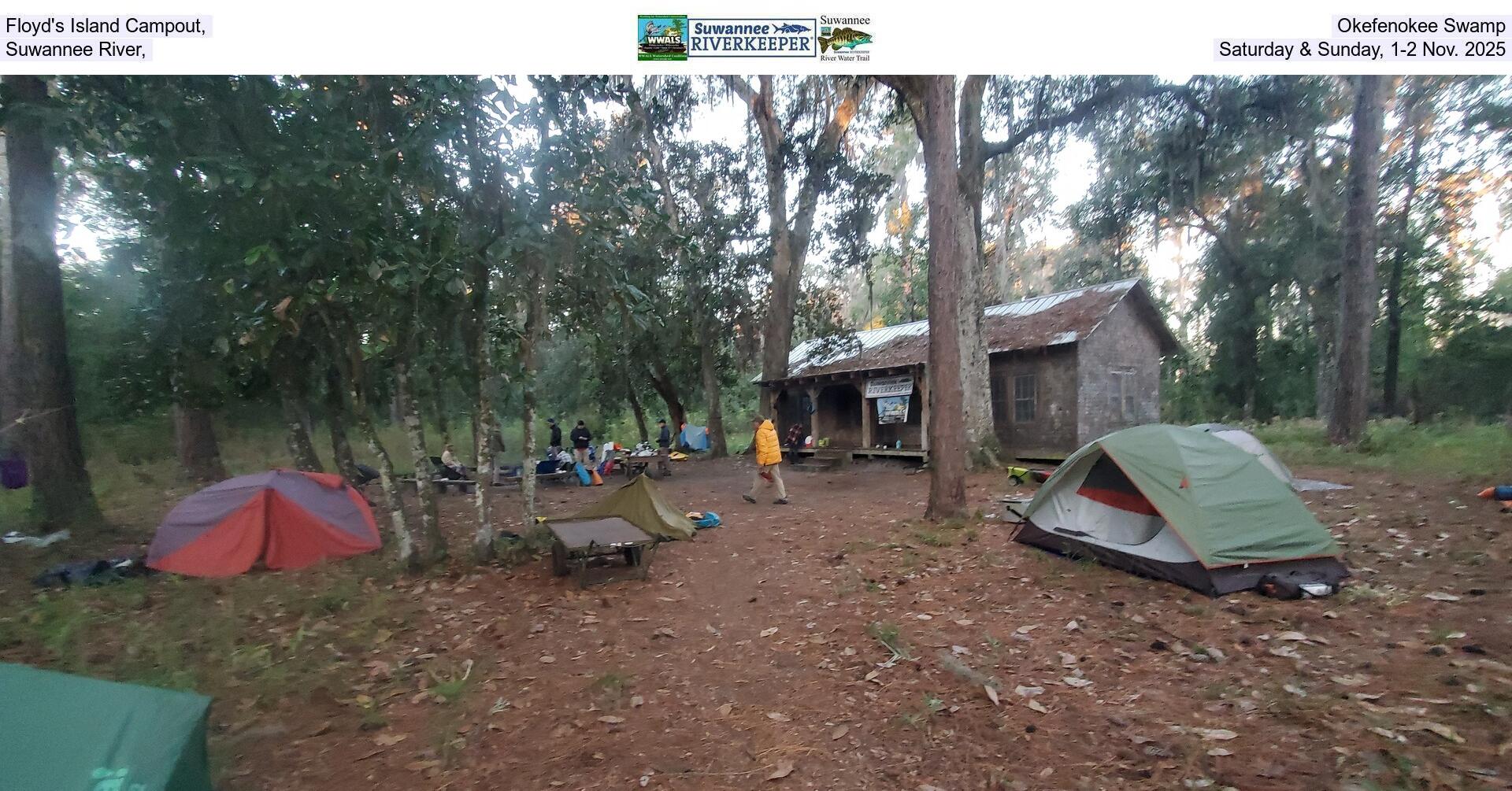 [Floyd's Island Campout, Okefenokee Swamp, Suwannee River, Saturday & Sunday, 1-2 Nov. 2025]