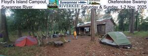 [Floyd's Island Campout, Okefenokee Swamp, Suwannee River, Saturday & Sunday, 1-2 Nov. 2025]