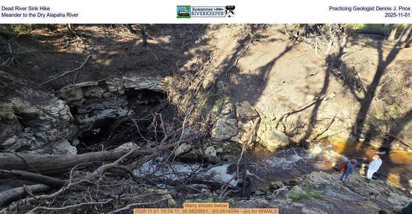 Many shoals below, 2025:11:01 10:34:11, 30.5820651, -83.0514094 --jsq for WWALS