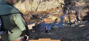 [Hiker at the Dead River, 2025:11:01 10:22:58, 30.5818657, -83.0514795 --jsq for WWALS]