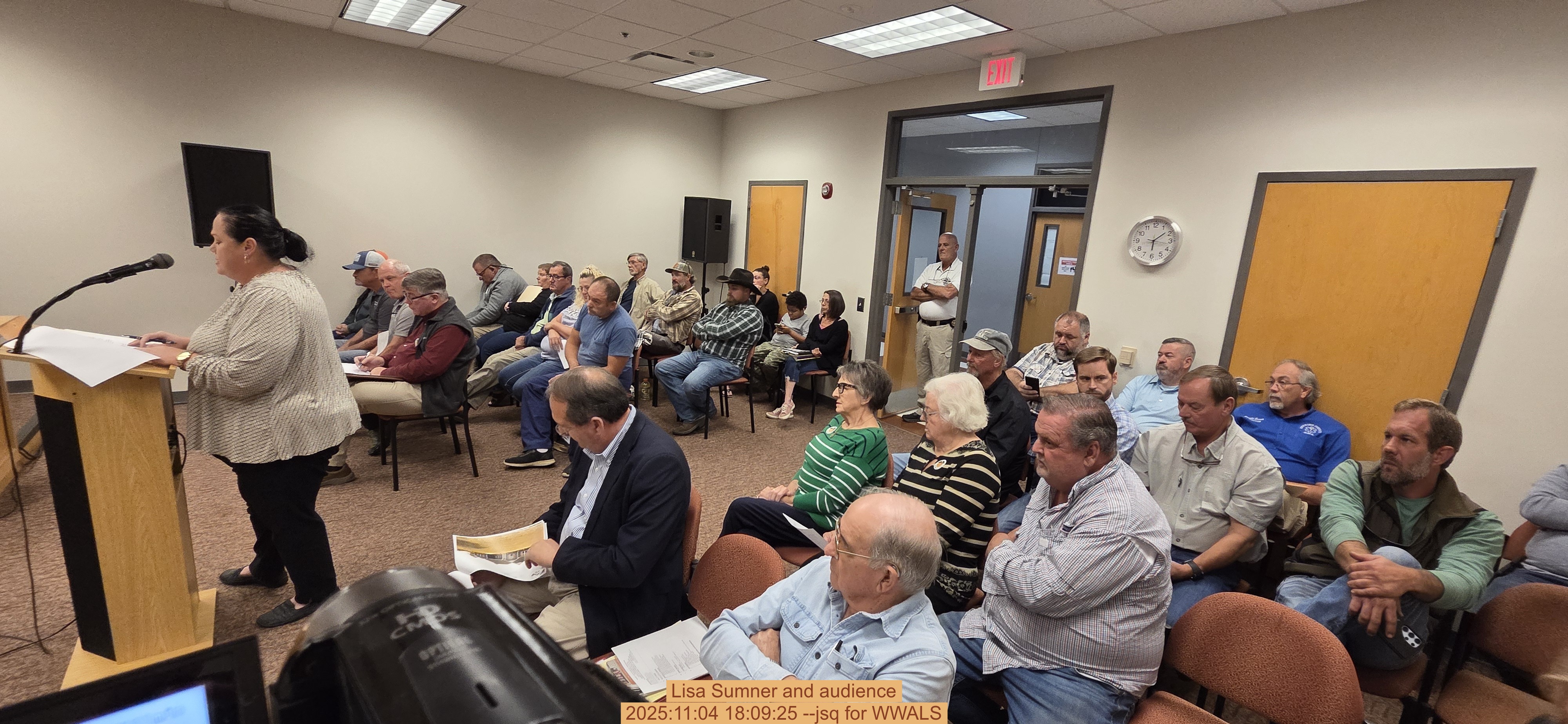 Lisa Sumner and audience, 2025:11:04 18:09:25