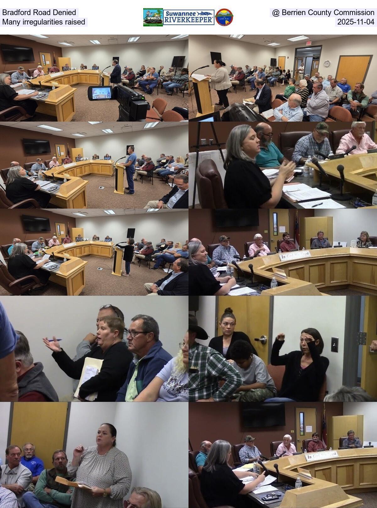 [Bradford Road Denied @ Berrien County Commission. Many irregularities raised, 2025-11-04]