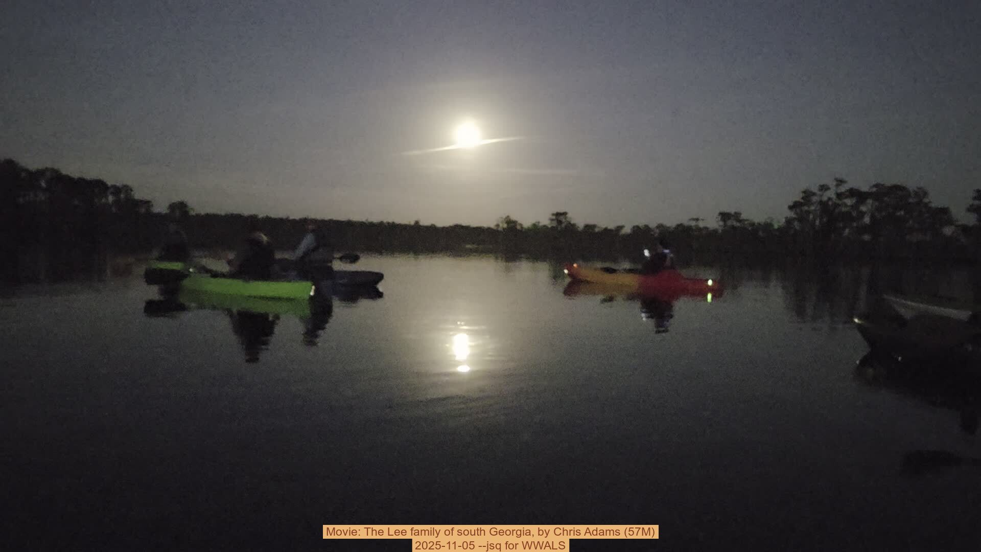 Movie: The Lee family of south Georgia, by Chris Adams (57M), 2025-11-05 --jsq for WWALS