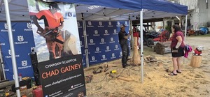 [Chainsaw Sculptor Chad Gainey]