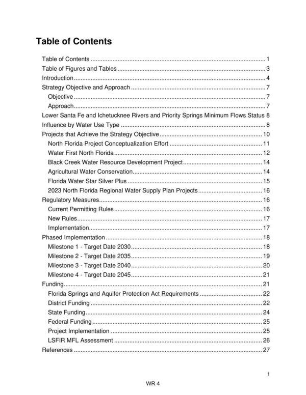 Table of Contents