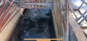 [Movie: Water through the first gate, Suwannee River Sill (63M), 30.8038, -82.4176, 2023-12-09 --jsq for WWALS]