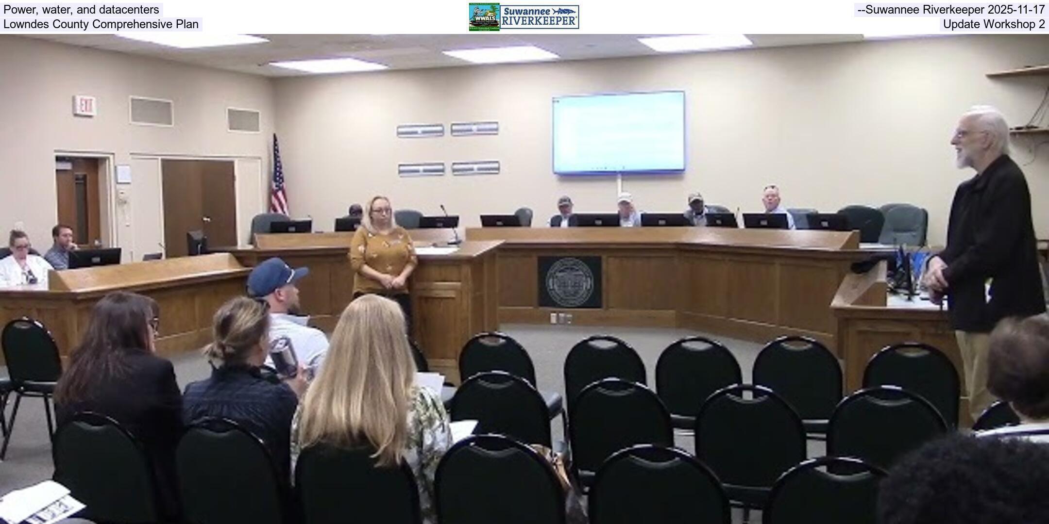 Power, water, and datacenters, --Suwannee Riverkeeper 2025-11-17, Lowndes County Comprehensive Plan, Update Workshop 2