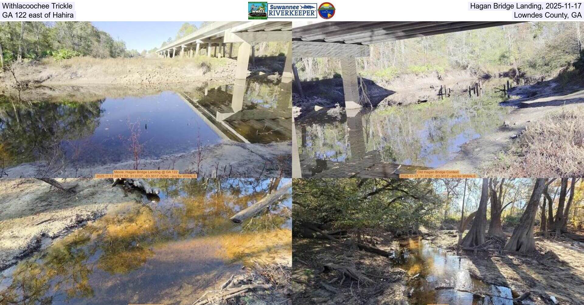 [Withlacoochee Trickle, Hagan Bridge Landing, 2025-11-17, GA 122 east of Hahira, Lowndes County, GA]