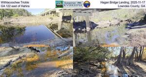 [Withlacoochee Trickle, Hagan Bridge Landing, 2025-11-17, GA 122 east of Hahira, Lowndes County, GA]