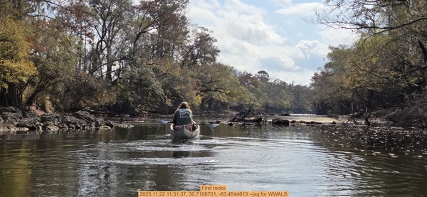 [First rocks, 2025:11:22 11:31:37, 30.7106701, -83.4544613 --jsq for WWALS]