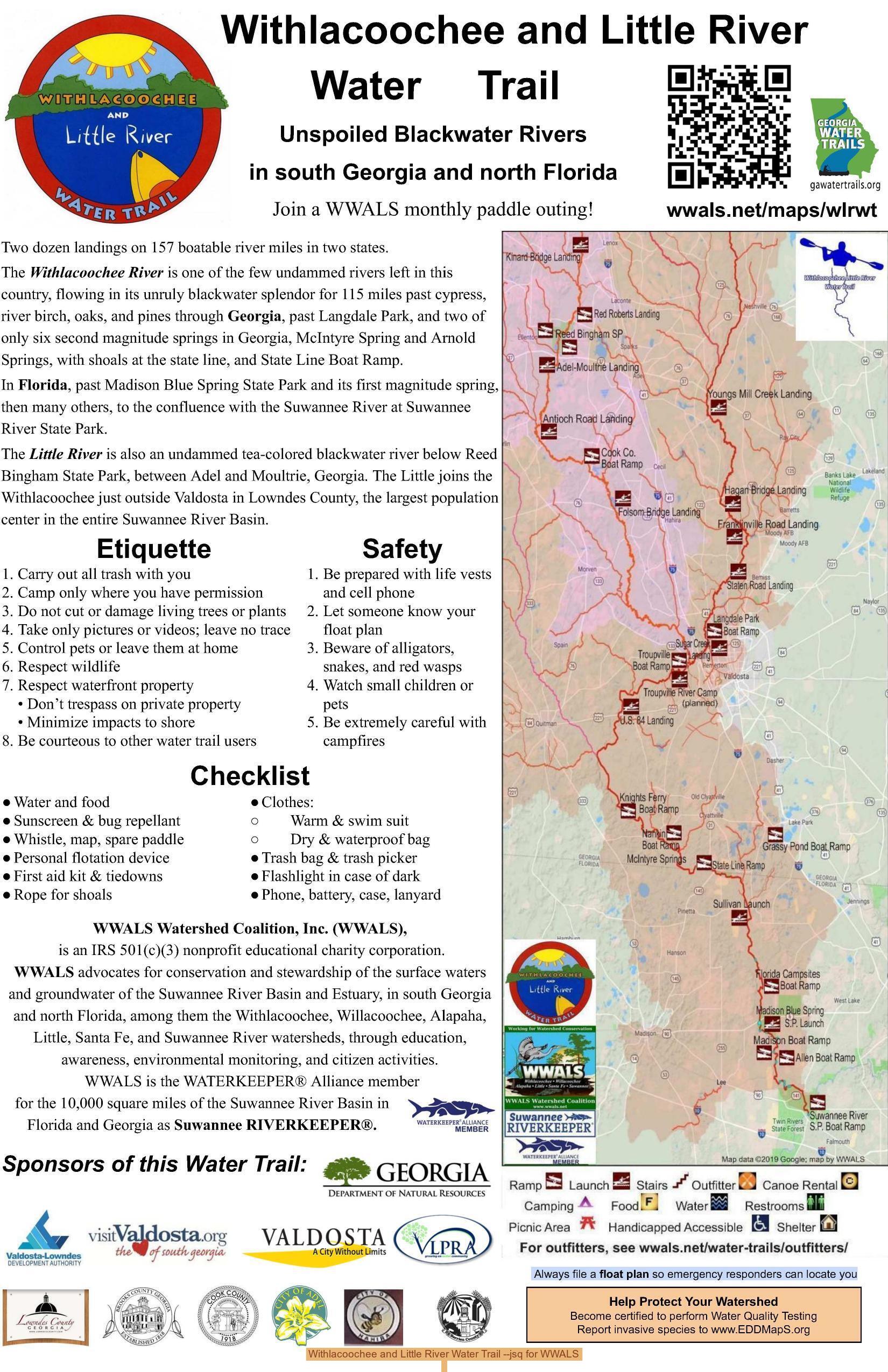 Withlacoochee and Little River Water Trail --jsq for WWALS