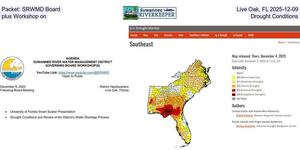 [Packet: SRWMD Board, Live Oak, FL 2025-12-09, plus Workshop on Drought Conditions]