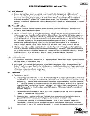 [ENGINEERING SERVICES TERMS AND CONDITIONS, 2025-12-11 --VCC Packet]