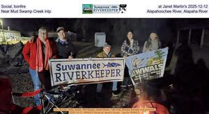 [Social, bonfire, at Janet Martin's 2025-12-12, Near Mud Swamp Creek intp, Alapahoochee River, Alapaha River]