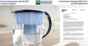 [Environmental groups urge GA-EPD to limit forever chemicals 2025-12-17, at least as stringent as 2024 federal limits 2025-12-17 --SELC et al. to GA-EPD]