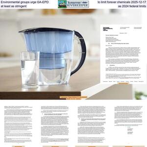 [Environmental groups urge GA-EPD to limit forever chemicals 2025-12-17, at least as stringent as 2024 federal limits 2025-12-17 --SELC et al. to GA-EPD]