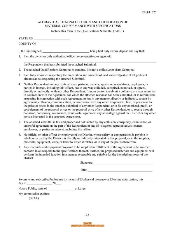 Page 22, 2025-07-28 --SJRWMD RFQ 41325